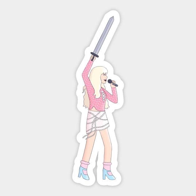 Carly Slay Jepsen Sticker by rainilyahead